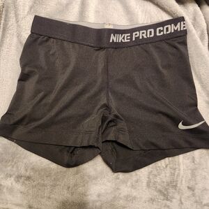 Black Nike Pro shorts, size M